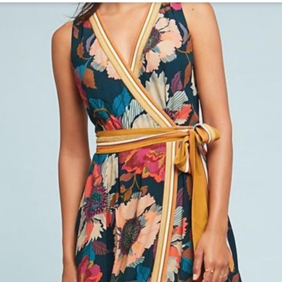Anthropologie Dresses & Skirts - Anthropologie black floral dress.